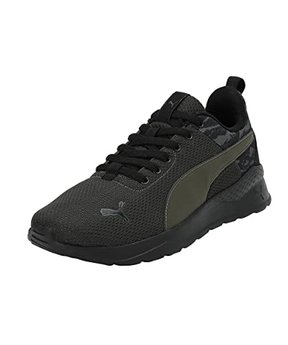 Puma Mens Anzarun Camo Black-Forest Night Sneaker - 9 UK (39184502)