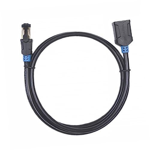 Uonlytech 1m Câble Ethernet Male à Femelle Câble De Rallonge Réseau Connecteur Haut Débit Pour Ordinateurs Routeurs Tv Et Plus