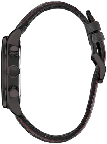 Citizen Mens Chronograph Eco-Drive Watch with Leather Strap