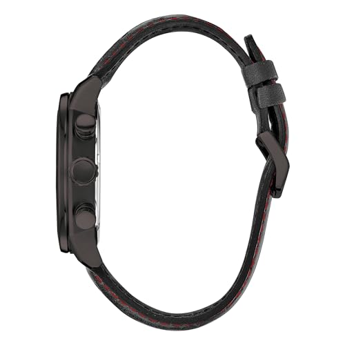 Citizen Mens Chronograph Eco-Drive Watch with Leather Strap