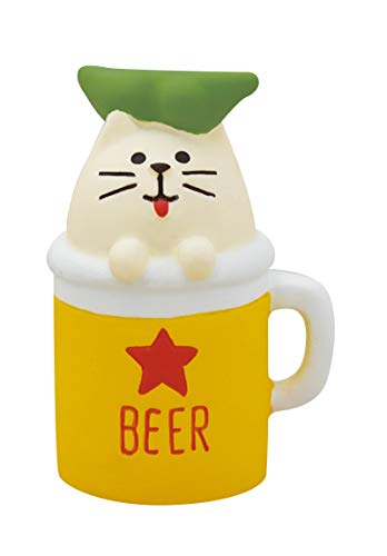 デコレコーポレーション コンコンブル concombre おばけ猫ビール 32×26×H46mm ZCB-79189