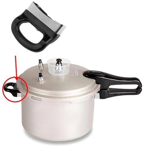 XZW 2PCS Universal Removable Pot Handle Pot Lid Handle Replacement Parts Household Kitchen Utensils Fag Pressure Cooker Parts Single-Hole Black (2.72 * 2.48 * 0.9inch)