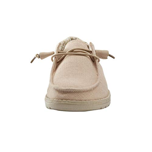 Image of HEYDUDE Women's Wendy Chambray | Women's Shoes | Women's Lace Up Loafers | Comfortable & Light-Weight