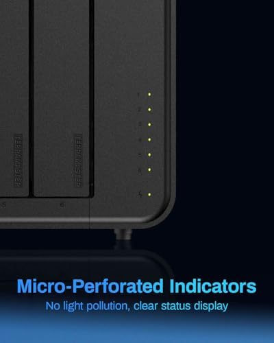 Bild 3 - TERRAMASTER F6-424 Max NAS Storage - 6Bay Core i5 1235U 10 Kerne 12 Threads, 8GB DDR5 RAM, 10GbE Port X2, Network Attached Storage Spitzenleistung für Unternehmen (Diskless)