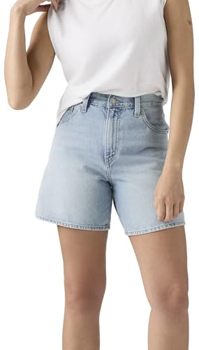 Levi's Mujer High Rise Baggy, Pantalones Cortos, Far and Wide Short, 27W