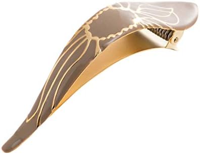 Ficcare Maximas Hair Clip in Lotus Sahara Sand and Gold Large