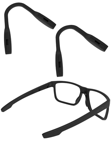 Reemplazo de Nariz para Lentes Oakley Saucer: Split Shot OO9416, Split Time OO4129, Targetline OO4129, Crossrange Patch R XL OO9361   Negro Estándar + Talla Asia