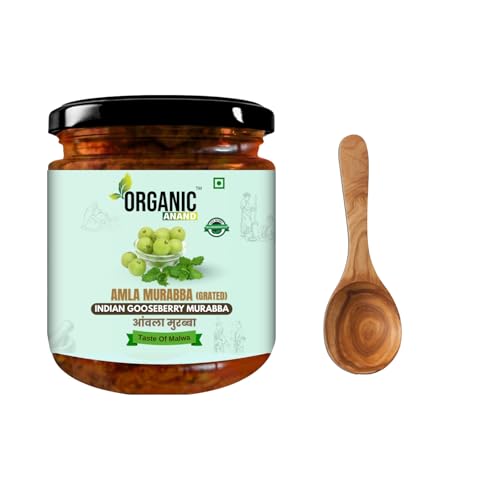Image of Organic Anand Homemade Dried Amla Murabba Traditional Indian Gooseberry Ka Murabba, Vitamin C Rich Digestive Treat, Healthy & Natural Sweet Snack, Immunity Booster, Delicious Taste (500gm)
