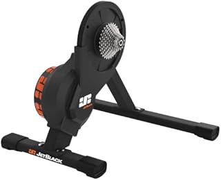 JetBlack Volt Smart Bike Trainer Stand for Indoor Riding - Compatible with ZWIFT and Other Training Apps, Home Cycling Resistance Trainers for Mountain Bike or Road Bike, 11 Speed Cassette Included