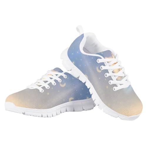 Forchrinse Girls Running Shoes Breathable Mesh Lace Up Tennis Shoes Fashion Sneakers for Causal Travel Sport3