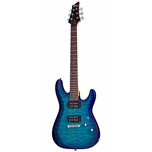 Schecter C-6 Plus - Burst blu oceano