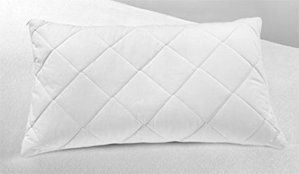 EGYPTO Pair of Deep Quilted Medium Support Pillow Firm Bounce Back Pillow