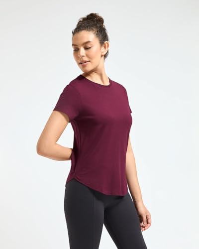 Image of Wellbi Bamboo Women's Tshirt - Ultra-Soft, Breathable & Sustainable | Premium Cotton Blend for Supreme Comfort | Stylish & Eco-Friendly T-Shirt for Women | Tshirt Women Cotton