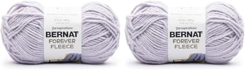 Image of Bernat Forever Fleece Yarn, 2 Pack, Lavender