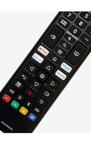 Image of Universal Remote Compatible for LG Smart LED TV AKB76040308 (Your Old Must be Exactly Same) Controller (Black)