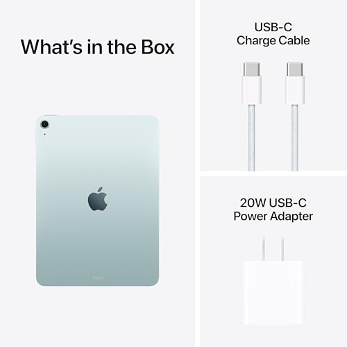 Apple iPad Air 11-inch (M4): Liquid Retina Display, 1TB, 12MP Front/Back Camera, Wi-Fi 7 with Apple N1, Touch ID, All-Day Battery Life — Blue by Apple - Image 6