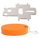 Holibanna Llave de Tapa de Llenado de Acero Inoxidable con Mango Antideslizante para Tanque de Desechos y Agua y Compatibilidad para Embarcación Marina
