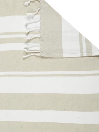 Image of 210 TC Cotton Bedsheet | Handmade Double Bedsheet | Handloom Bedsheets | Without Pillow Cover | Double Bedsheet for Summer (90X100 Inches, 7.5 x 8.3 Feet (Nobel)