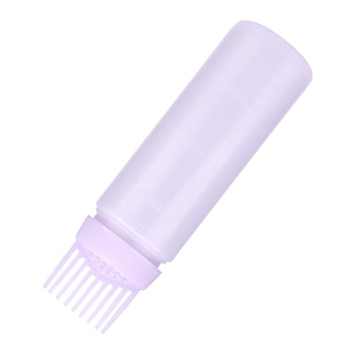 Root Comb Applicator Bottle - Hair Dye Bottle Tool, Safe Harmless Applicator | Beauty Salon Coloring Kit, Home Hair Care Bottle, Root Touch Up Barber Dye Application Routine