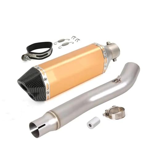 Tube de liaison d'échappement 51mm avec silencieux pour moto CBR250R 2011-2016