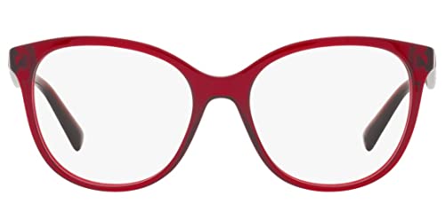 Image of Valentino VA3014 Prescription Eyewear Frames, Red Transparent, 53mm