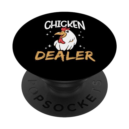 Distribuidor de Pollos Gallo Aves de Corral Pollos Guardián Pollo PopSockets PopGrip Adhesivo