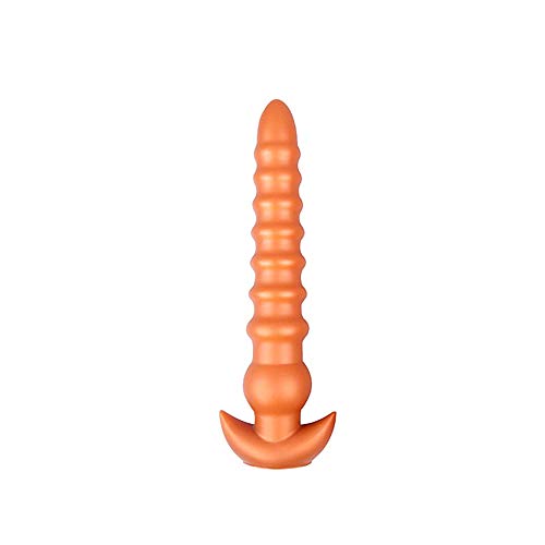 Super lange Analkugeln Flüssiger Silikon buttplug mit Schmaler Ausgestellter Basis (S)