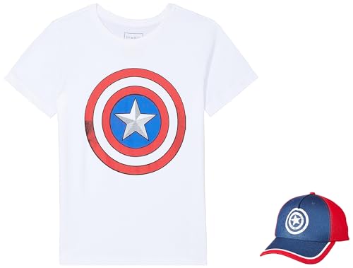 Image of Amazon Brand - Symbol Boy's Marvel Regular Fit T-Shirt, Cotton Crew Neck