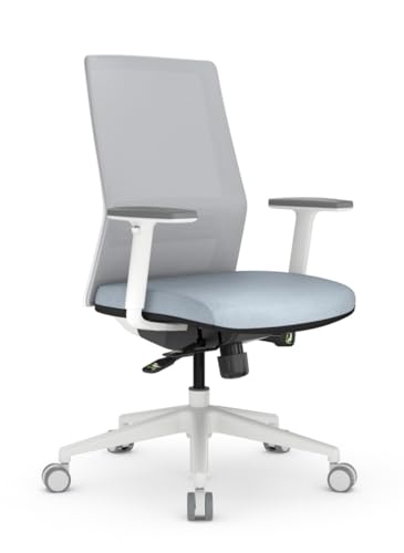 Image of Lakdi The Furniture Co. Functional Professional Mid Back Mesh Office Chair - Slim Design, Ergonomic Support & All-Day Comfort for Modern Workspaces
