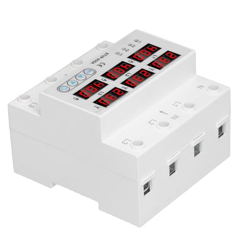 Protector contra sobretensiones AC220V 380V trifásico ajustable de 40A e instalación fácil 5