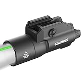 EZAIMING 1750 Lumen Tactical Flashlight Laser Combo for Full Size Pistol/Handgun, Momentary/Strobe Function for 1913 Picatinny Rail