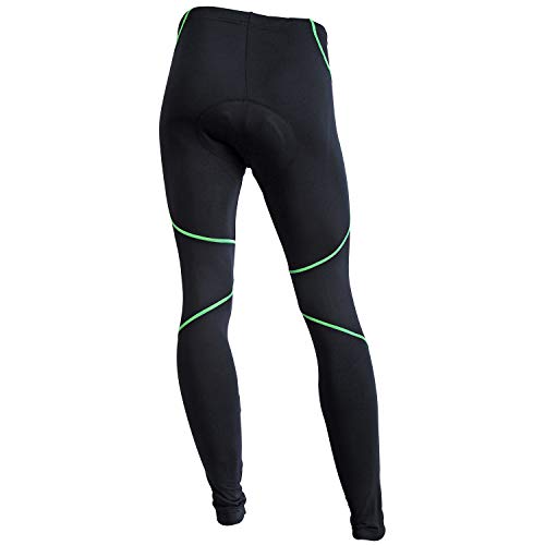NUCKILY Fahrradhose Herren Winter Lang 3D gepolsterte Legging Radsport Lange Hosen Atmungsaktiv Radhose Herren Lang für Herbst Frühling - Image 3
