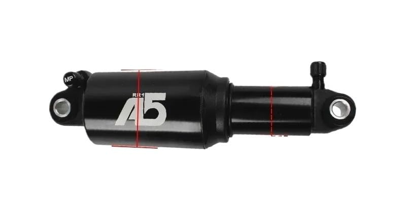 Amortiguador Trasero Bici MontañA Amortiguador trasero Dual Solo Air 125 150 165 190 mm RE RR1 de presión doble cámara aire for Mtb(RR1 Double Air 190mm)
