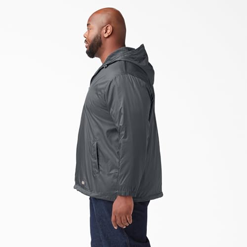 Image of Dickies Men's Fleece Lined Nylon Hooded Jacket