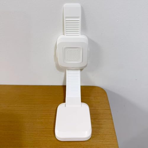 NestGuard Upgraded No Drill Adhesive Furniture Anchor, Adjustable Anti Tip