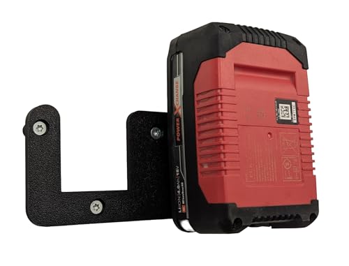 Xebtec Akku Halterung für 2 Einhell 18V Akku - Power-X-Change Akku Wandhalterung / Wandhalter