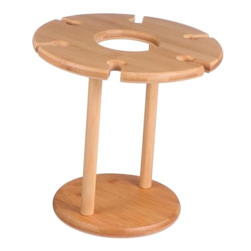 CIYODO 1pc Wine Glass Rack Stylish Holder for Glasses Kitchen Storage Organizer Unique Design for Wine Lovers Decorative Desktop Ornament for Home