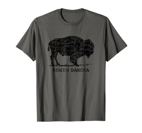 South Dakota and American Buffalo Bison T-Shirt