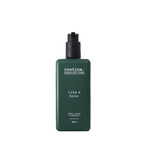 Routine | Like a Boss 350ml Natural Body Cream. Bergamot, Geranium & Tangerine