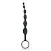 Fifty Shades of Grey Pleasure Intensified Black Silicone Anal Beads - Graduated Size - 7.5 inch