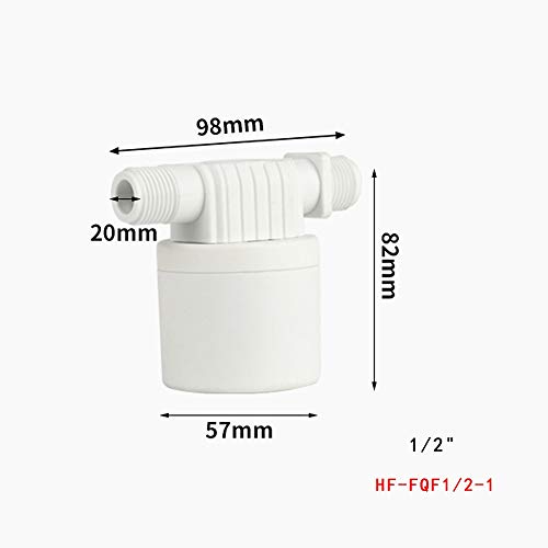 Válvula de control de agua automática interna de 1/2 pulgada para tanques y torres 4