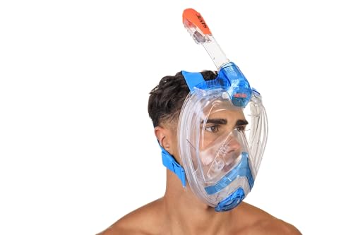 Miniatura 5 de Seac Amica, Máscara De Snorkel Facial Completa 180 Para Adultos Y Niños Antivaho, Válvula Seca, Respiración Natural, Polímero Hipoalergénico Libre De Ftalatos