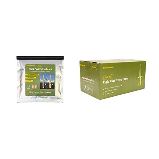 Postsaver Pro-Set Fast Fixing Foam | Quick & Easy Alternative to Concrete | Fence & Deck Post Foam | for All Types of Posts | 1 Pack = 33.8oz | Replaces 80-100 lbs Concrete (10)
