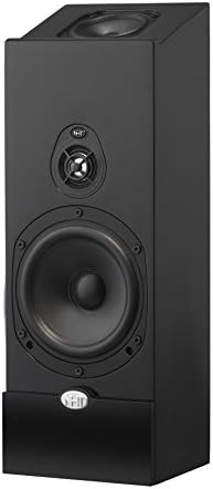 NHT Media Series 2-Way Dolby Atmos Satellite Speaker, Single Unit, High Gloss Black (MS - Satellite Black)