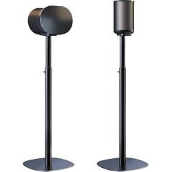 Speaker Stands for Sonos Era 100 SL, Era 100 & Era 300 - Height Adjustable Floor Stands 29.1''–39'', Dual-Mount Base Design, Concealed Cable Management, 11 lbs Max Load, Pack of 2, Black