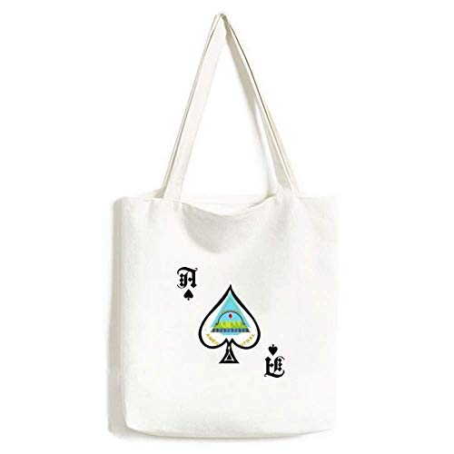 Sac à main poker Nicaragua lavable avec motif imprimé haute définition