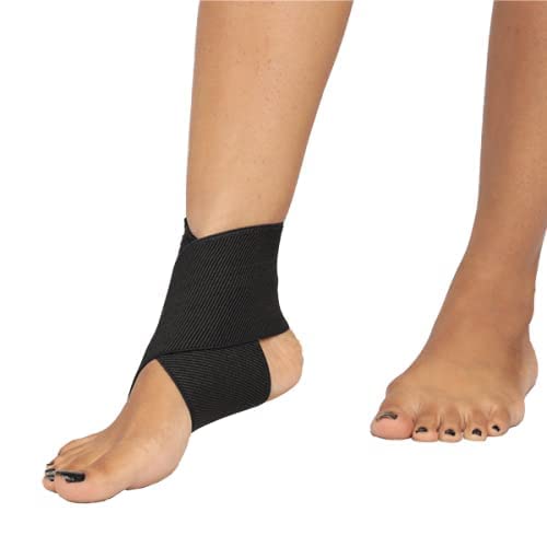 Ankle Support Compression Brace for Injuries, Ankle Protection Guard Helpful In Pain Relief and Recovery. Ankle Band For Men & Women (Free Size)
