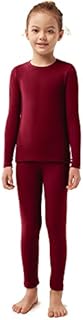 SIORO Thermal Underwear for Girls Double Fleece Warm Long Johns Ultra Soft Base