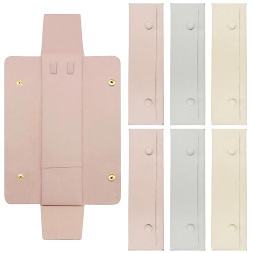 6Pcs Necklace Travel Cases Organizer Jewelry Pouch for Women