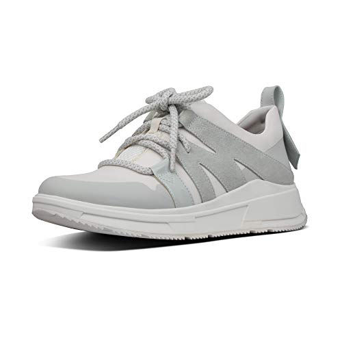 FitFlop Women's Carita Sport Low Top Sneaker-Statement, Urban White, 9 by fitflop - Used condition - CA$77.38